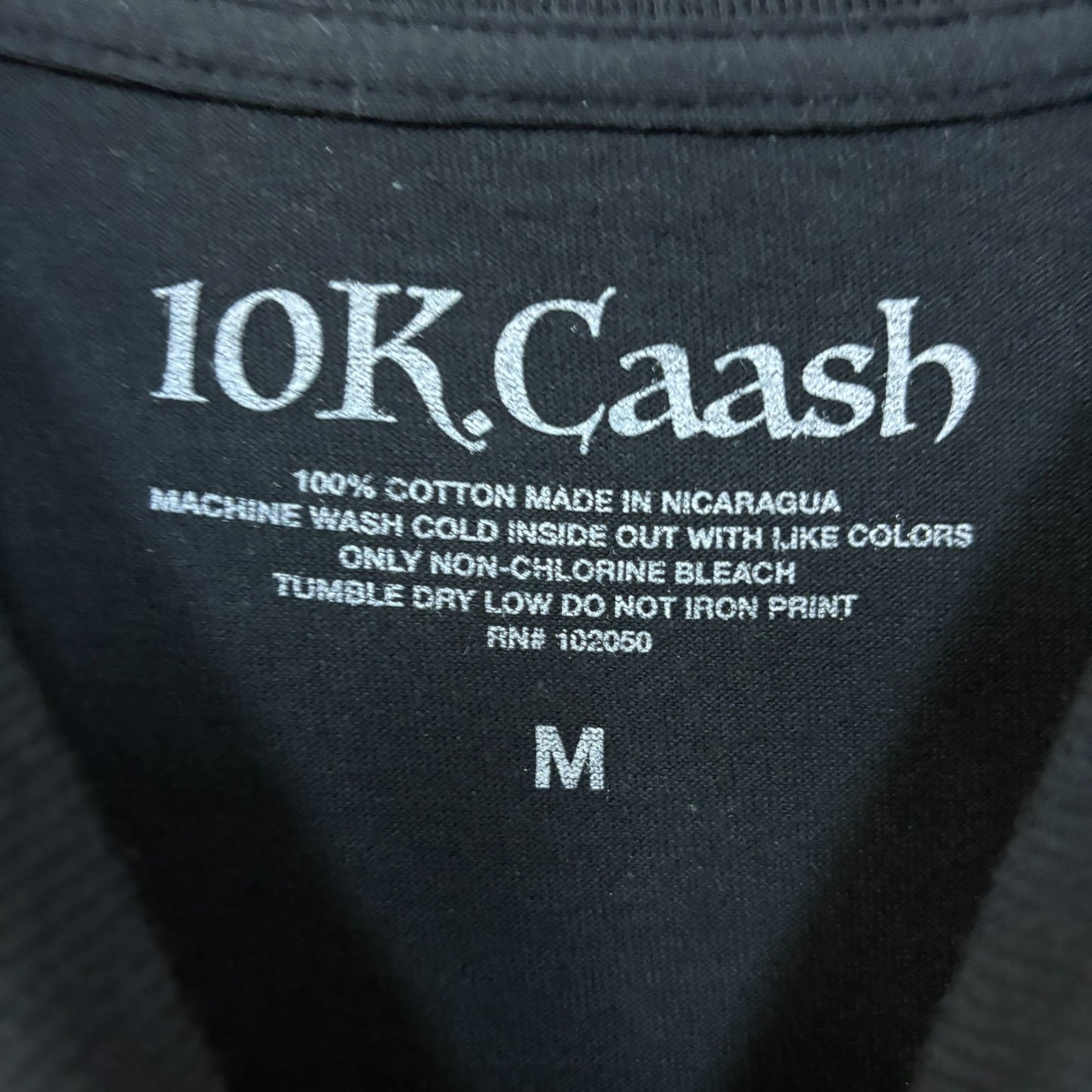 10k.Caash Violent Anime Independent Soundcloud Rapper Tee M