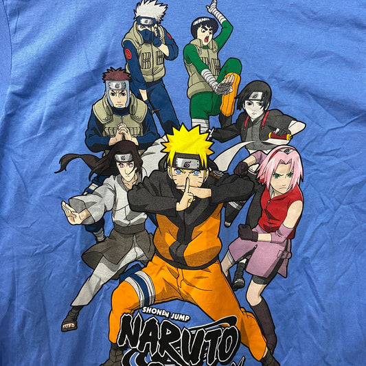Naruto Shippuden Naruto Uzumaki and Team T-Shirt Medium