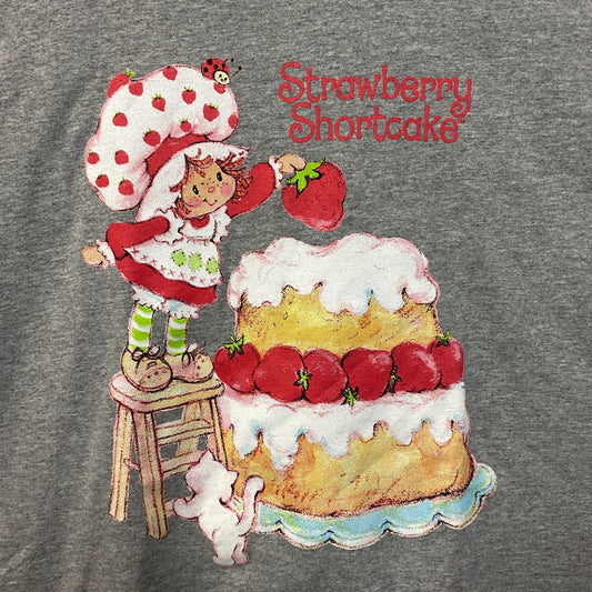 Strawberry Shortcake & Custard Giant Pastry Cartoon Tee L