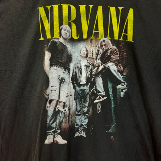Nirvana Smells Like Teen Spirit Oversized Grunge Band Tee XL