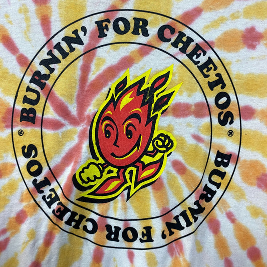 Cheetos Flamin' Hot Promo Tie Dye Long Sleeve T-Shirt Medium