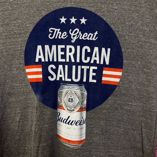 Budweiser The Greatest American Salute Tshirt size medium