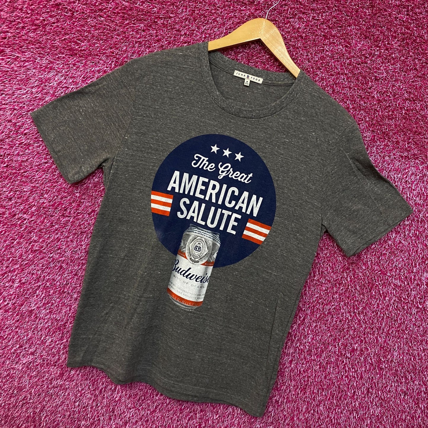 Budweiser The Greatest American Salute Tshirt size medium