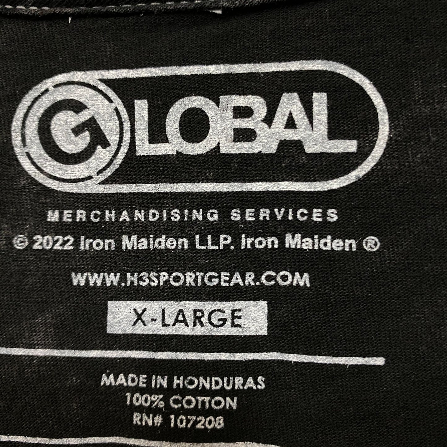 Iron Maiden Can I Play With Madness Mineral wash oversized Tshirt size XL