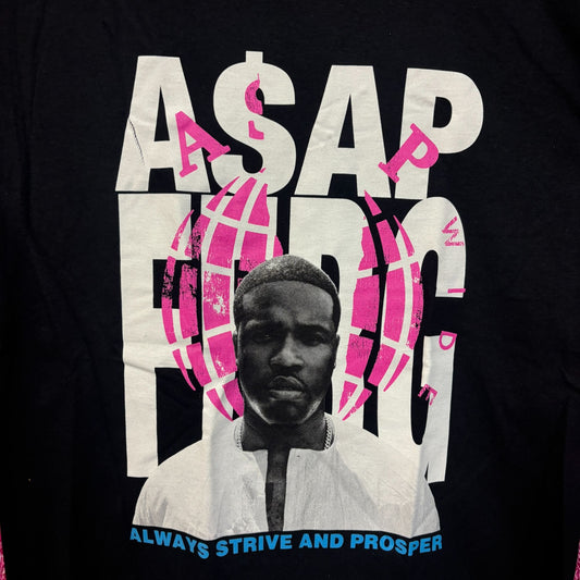 Asap Ferg Always Strive and Prosper Hip Hop Tshirt size Med