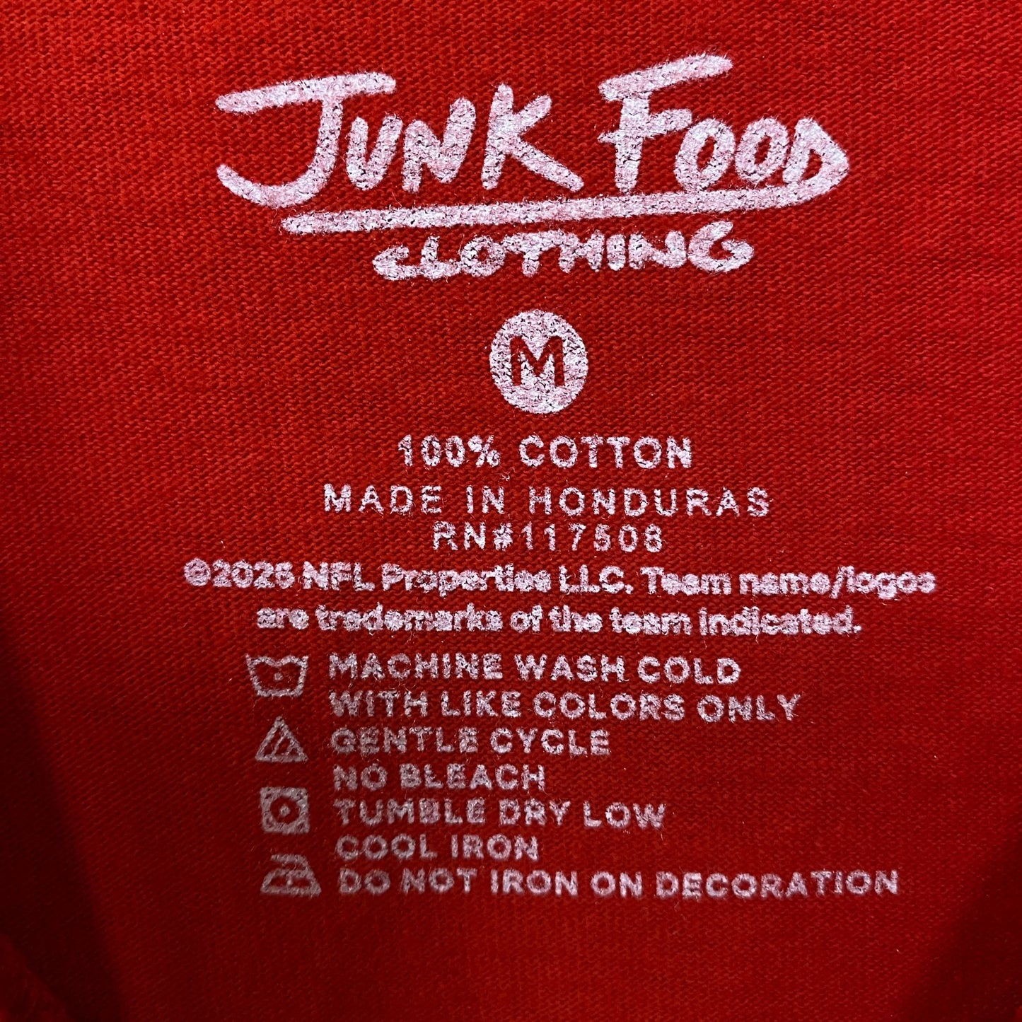 Junk Food San Francisco 49ers Graphic T-Shirt Medium