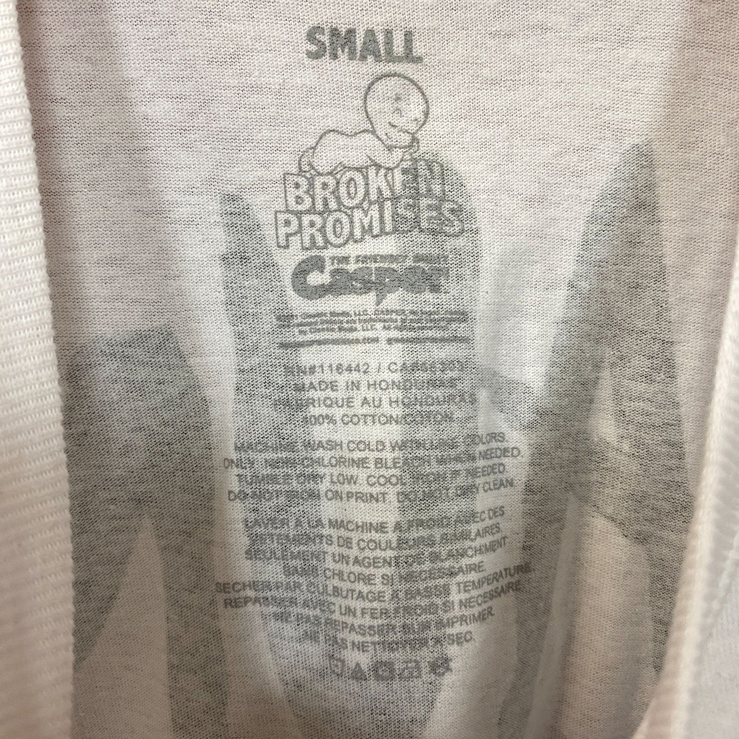 Broken Promises x Casper Haunt Me Baby T-Shirt Small