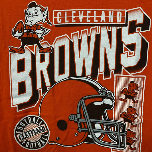 Junk Food Clothing NFL Cleveland Browns Checkdown Flea Market Tee XS