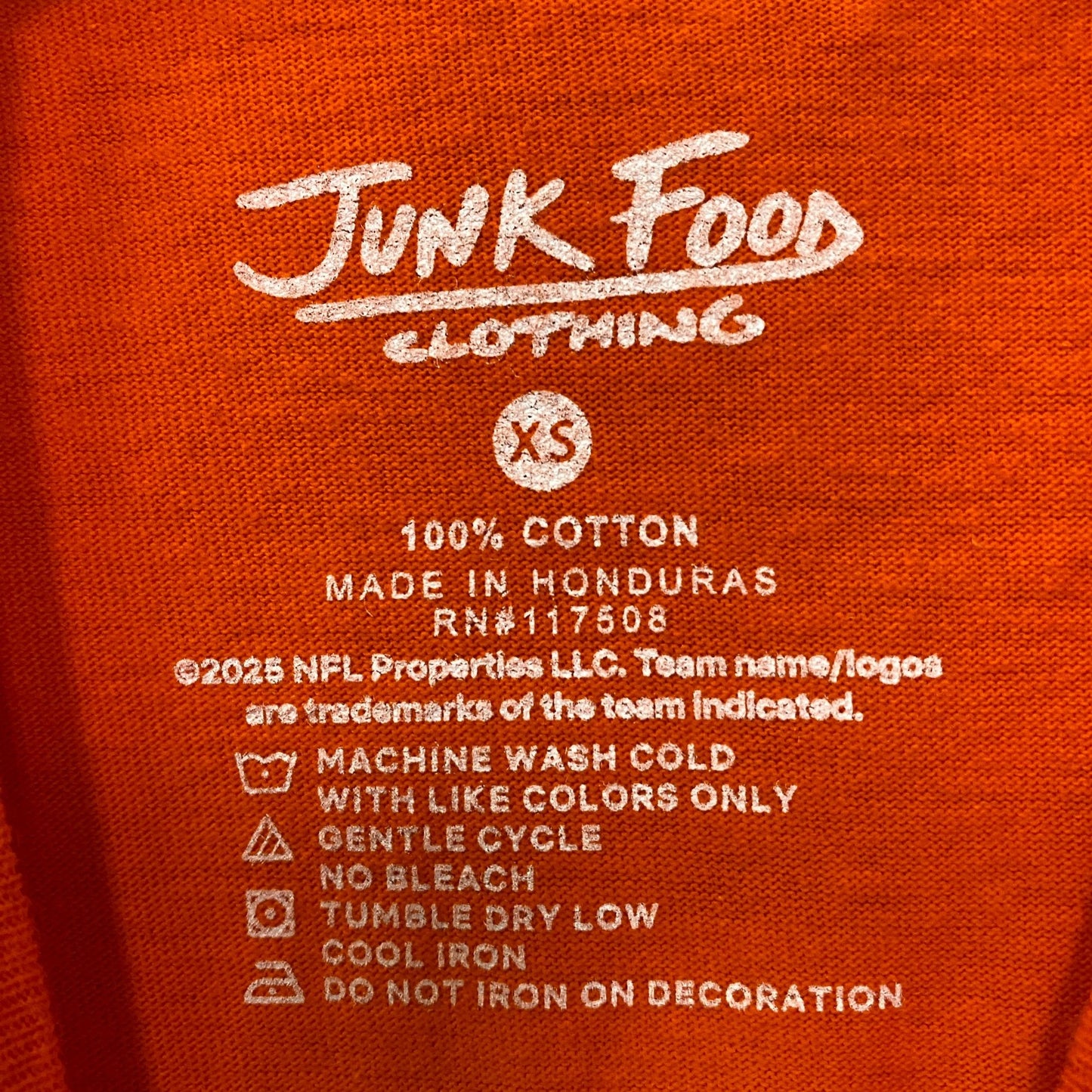 Junk Food Clothing NFL Cleveland Browns Checkdown Flea Market Tee XS