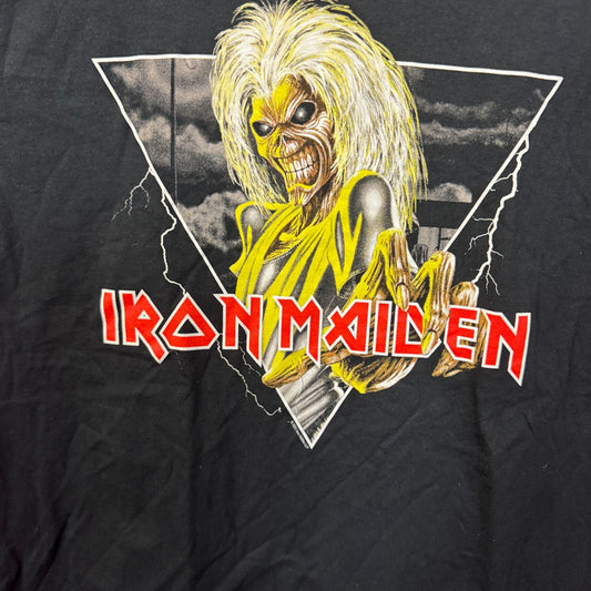 Iron Maiden Killers Album Cover Art Heavy Metal Band Tee M