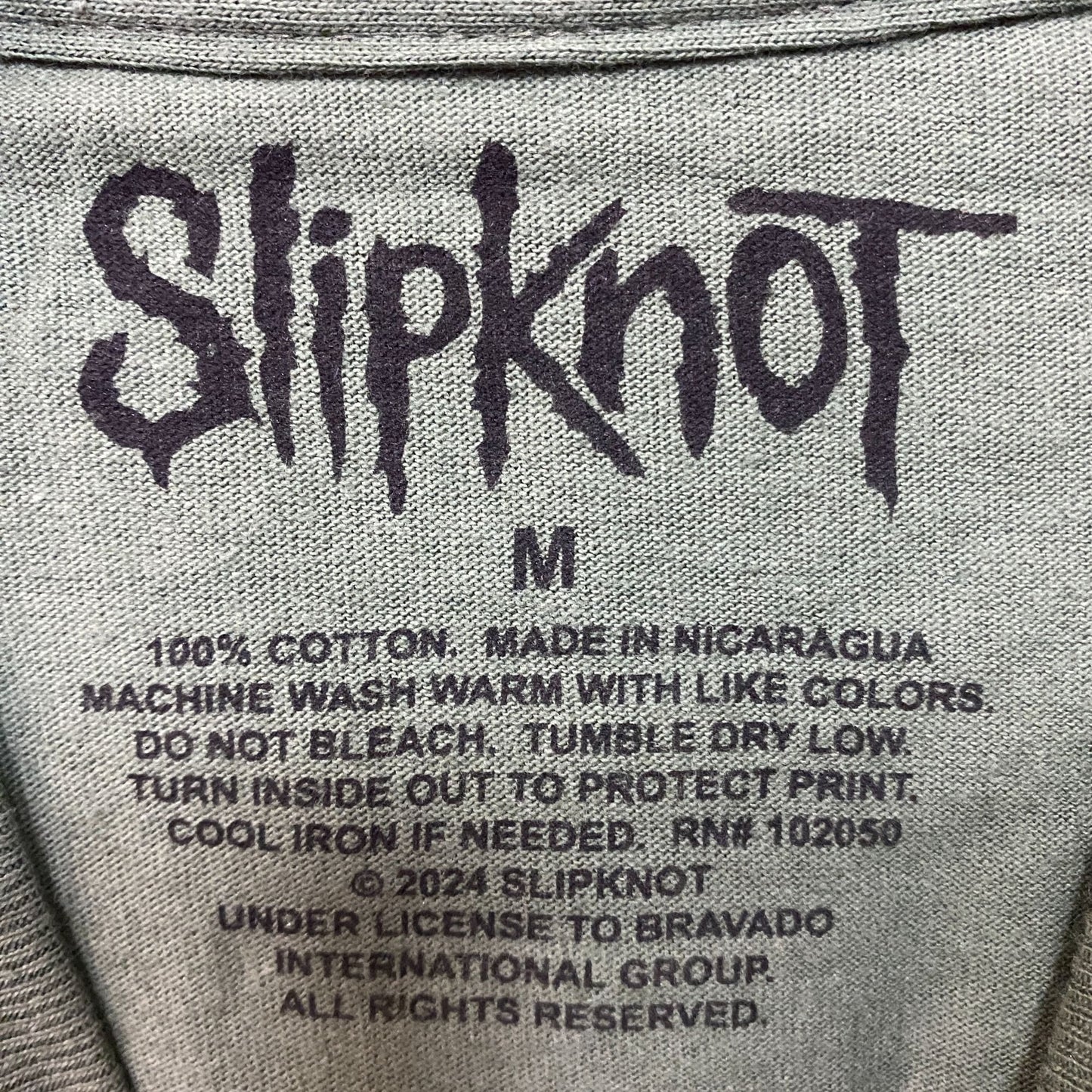 Slipknot Group Star Olive T-Shirt Medium