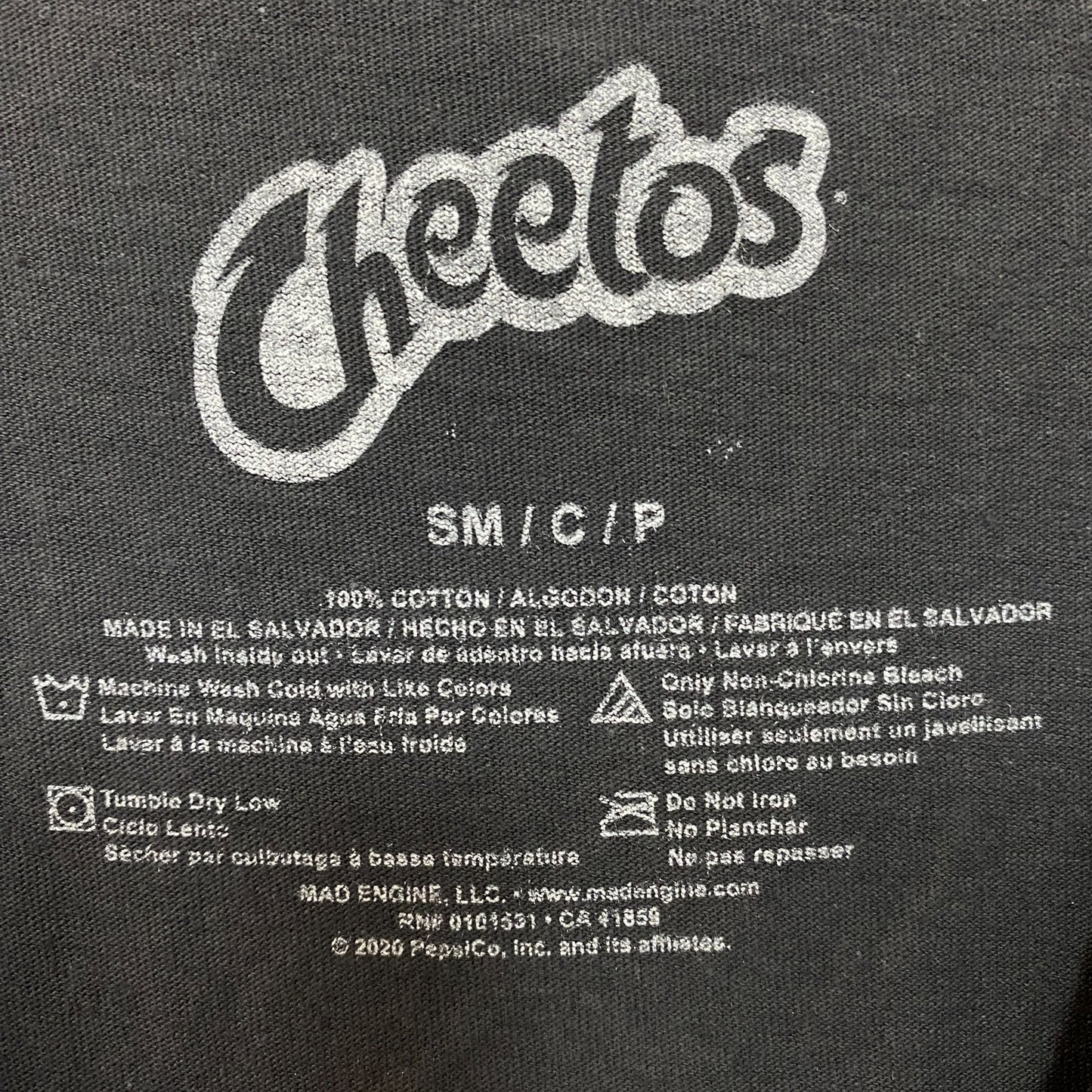 Cheetos Chester Cheetah Promo Graphic T-Shirt SM