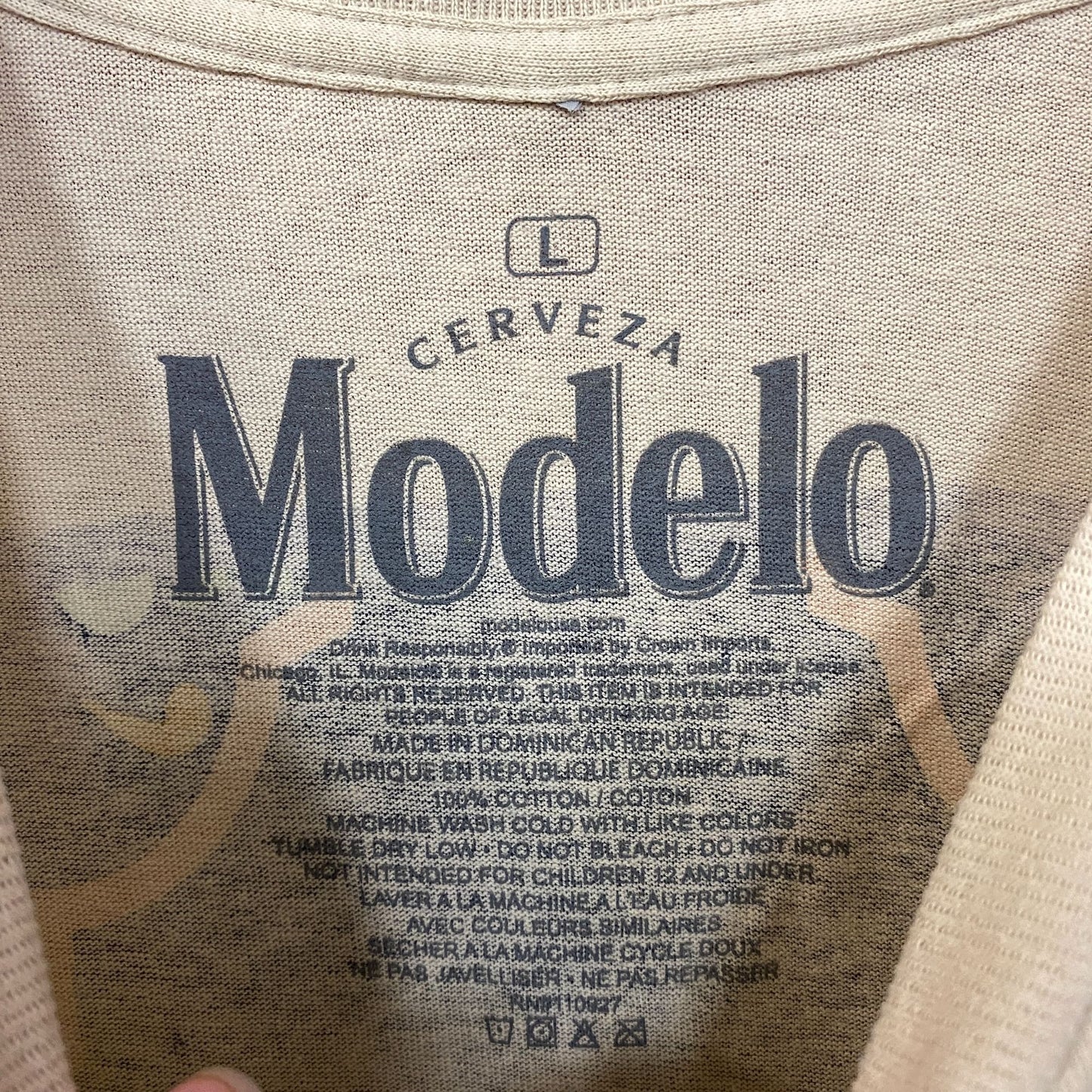 Cerveza Modelo Celebrate Cinco de Mayo Beer Promo T-Shirt L