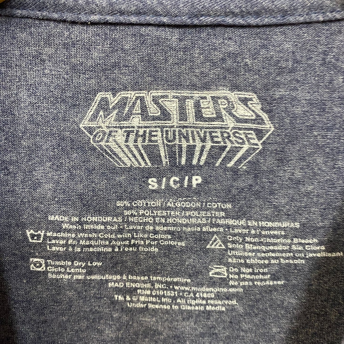Master Of The Universe Retro Graphic Design T-Shirt Small