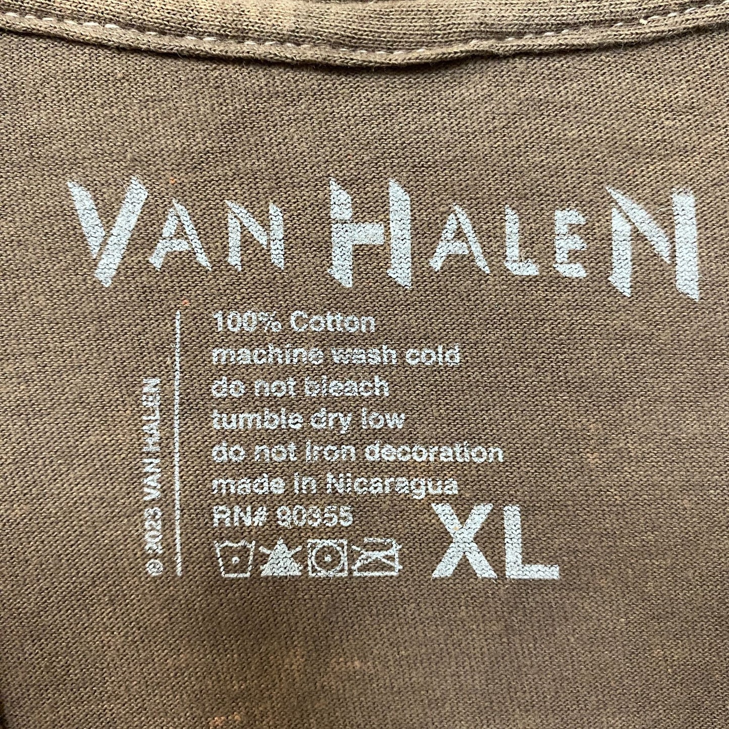 Van Halen Nascar Racing Car Graphic Design T-Shirt XL