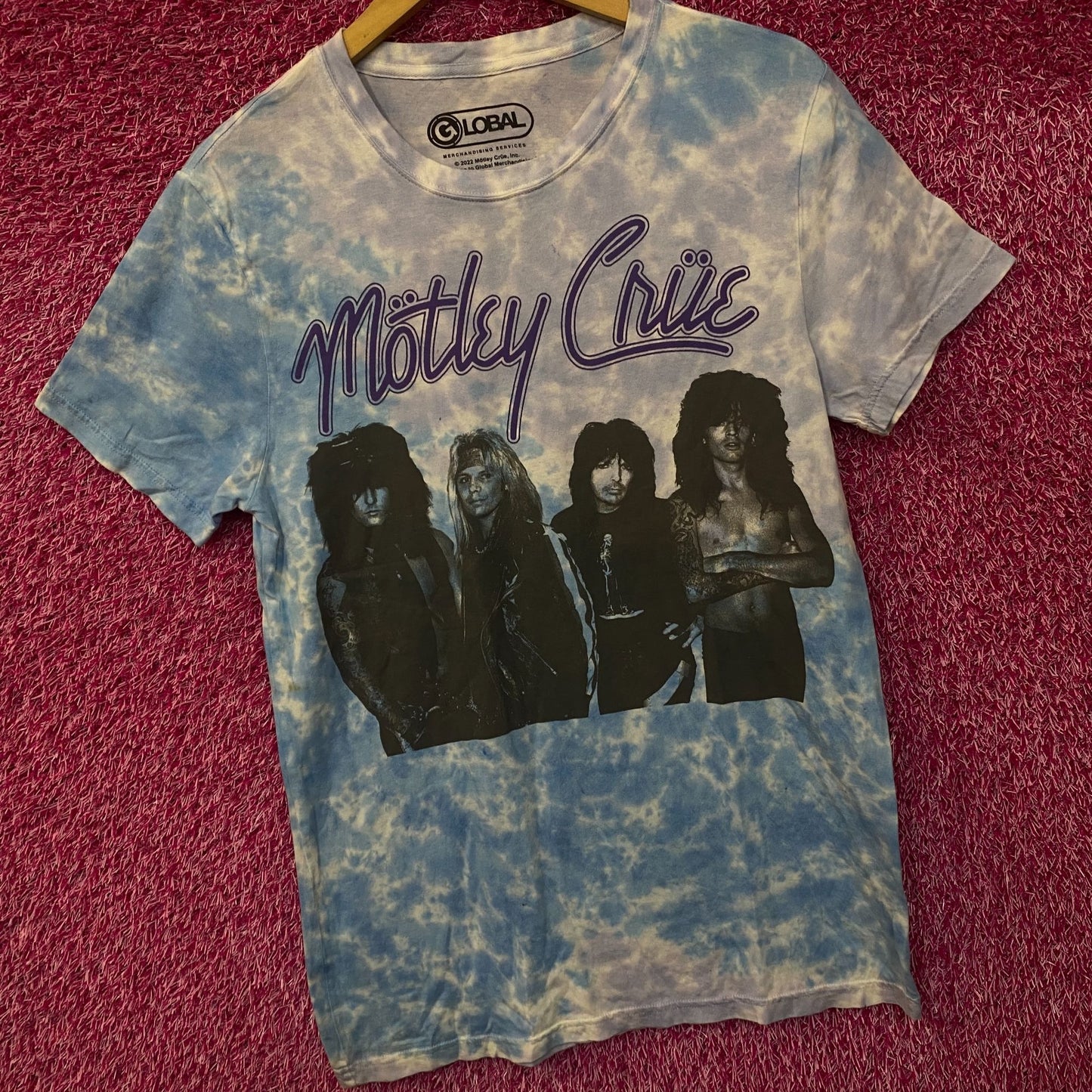 Motley Crue Rock Tie Dye Tshirt size Small