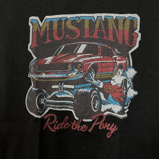 Mustang Ride the Pony Tshirt size medium
