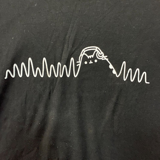 DJ Pusheen Beat da Beat Up Kawaii Pusheen The Cat Crop Top Small