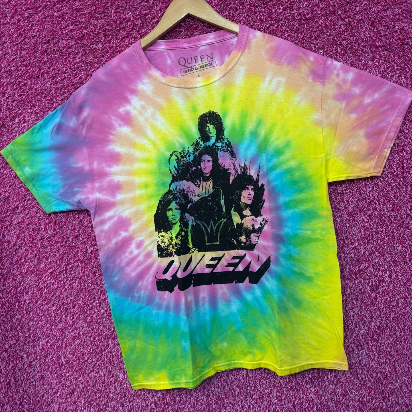 Queen A Night at the Opera Bohemian Rhapsody Rock Tie Dye large
