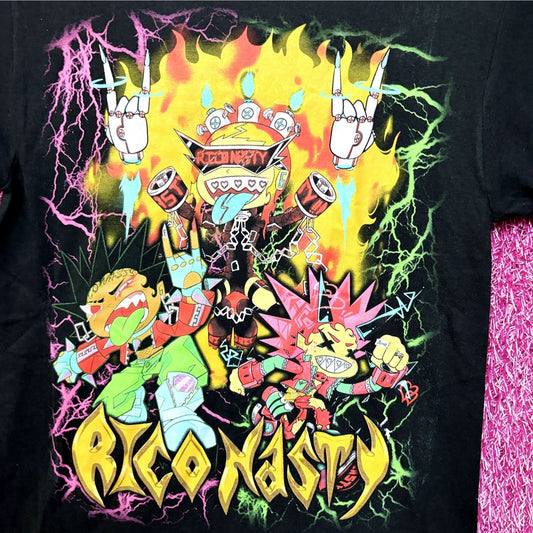Rico Nasty Lightning Anime Soundcloud Rap Tee XS