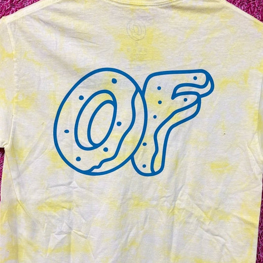 Odd Future Spell-Out Embroidered & OF Donut Logo Tie Dye S