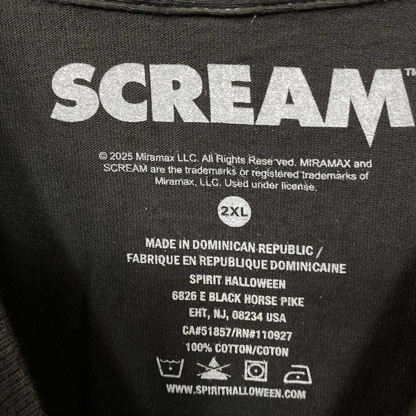 Scream x Bloody Disgusting Scary Movies Horror Graphic T-Shirt 2XL