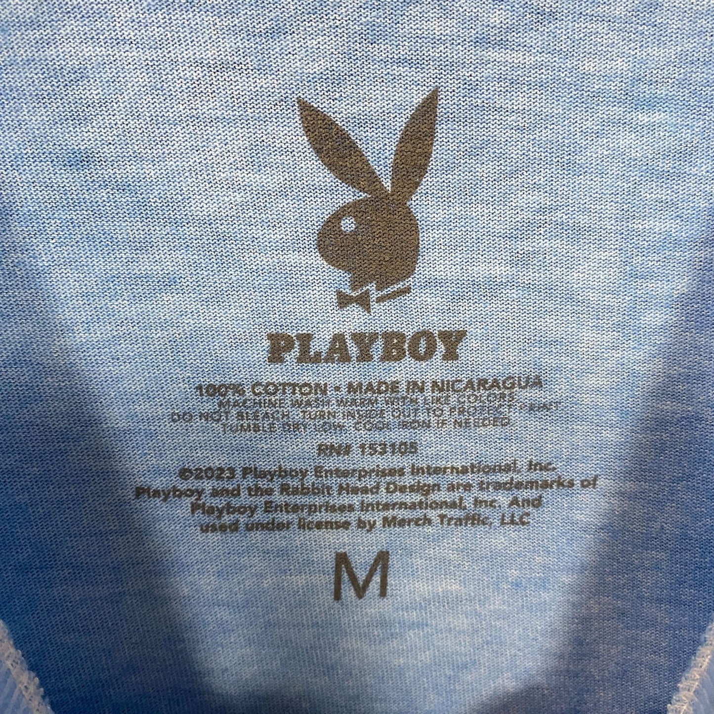 Playboy Bunny Logo Japanese Style Poster T-Shirt Medium