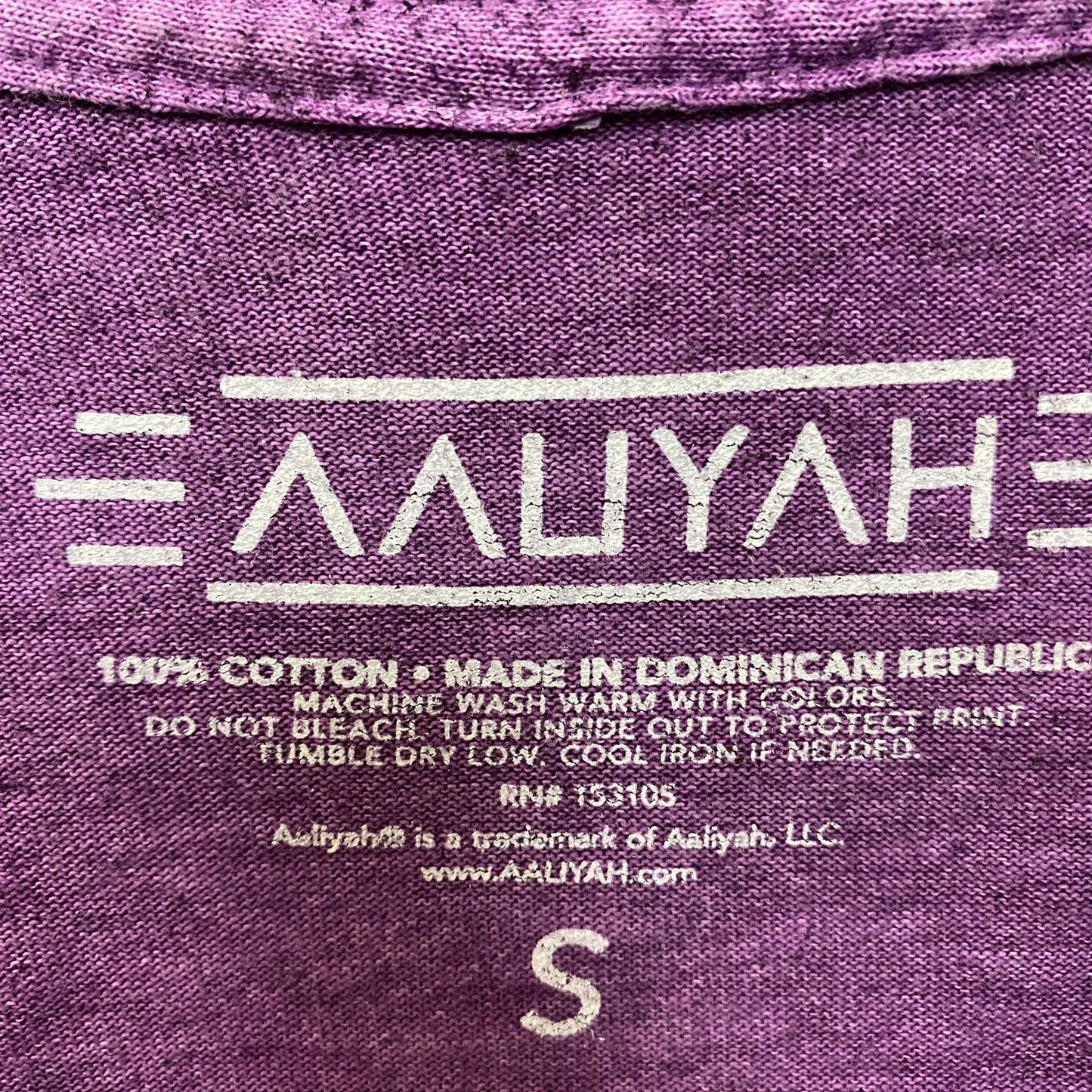 Aaliyah Princess Of RnB Airbrush Graphic T-Shirt Small