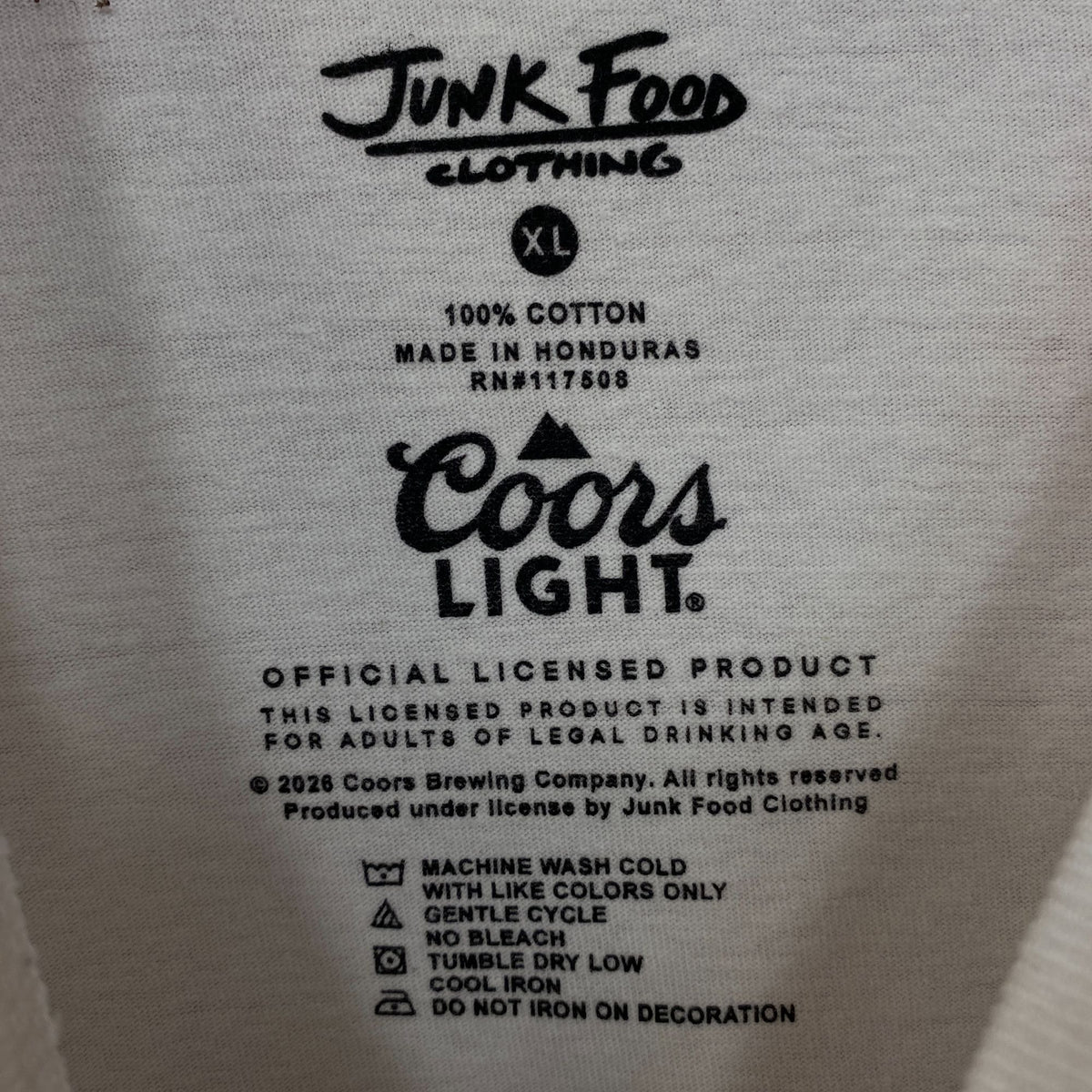 Coors Light Mountain Range Tshirt size XL