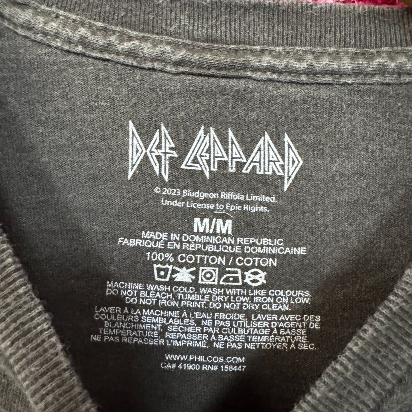 Def Leppard 1987 Animal Hysteria Heavy Metal Rock Band Tee M
