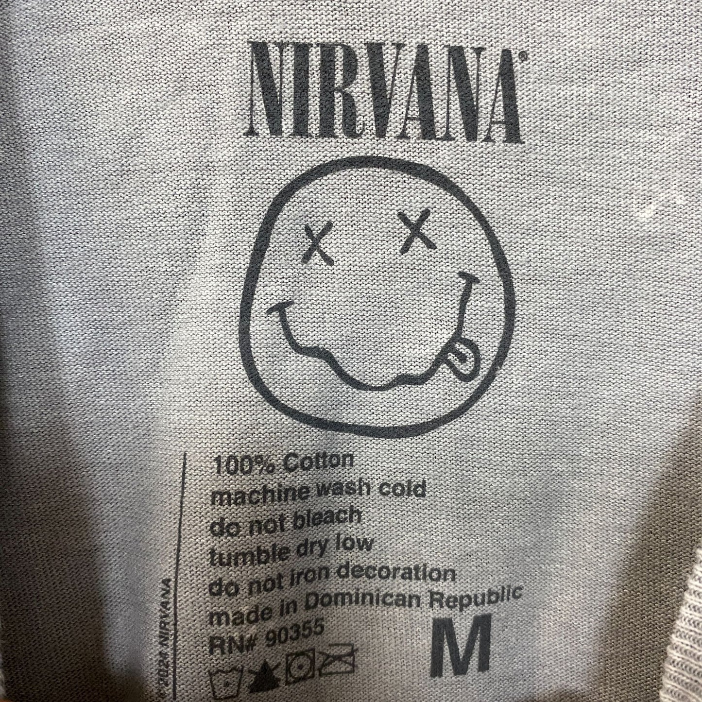 Nirvana In Utero Painted Stroke tshirt Medium