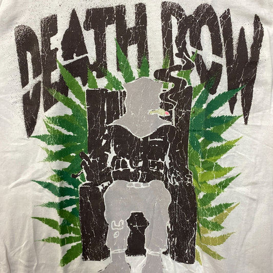 Death Row Records Puffy Electric Chair Inmate Logo Rap Tee Small