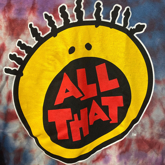 Nickelodeon Tie dye All That Tv Show Promo Tie Dye Long Sleeve Tshirt size Small