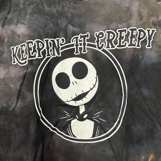 Jack Skellington Nightmare Before Christmas Disney Tie Dye L