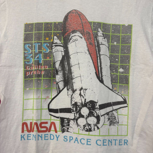 NASA STS-34 Galileo Probe Kennedy Space Center Promo Tee Extra Small