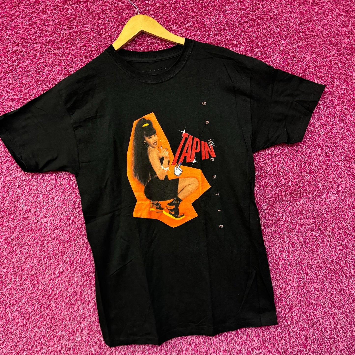 Saweetie Tap In Pretty B Music Hot Girl Summer Rap Tee M