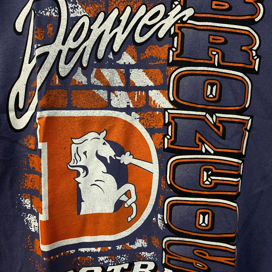 Junk Food Clothing Denver Broncos Brick Wall Tshirt size XS