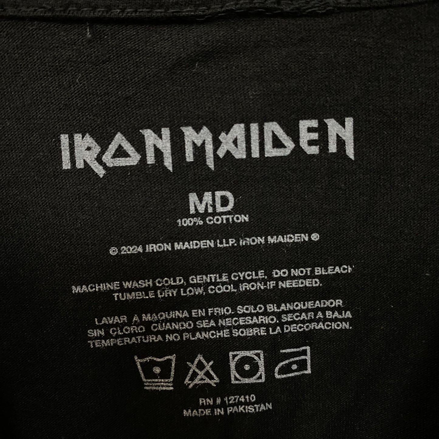 Iron Maiden The Future Past Tour '23 Circle Art T-Shirt Medium