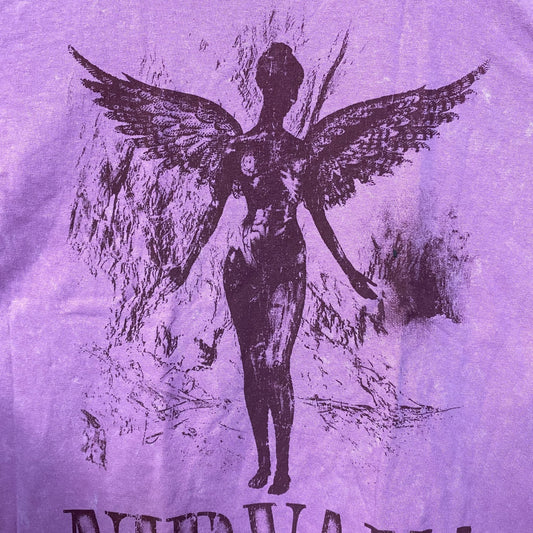 Nirvana Pink Monochrome In Utero Rock T-shirt Size Medium