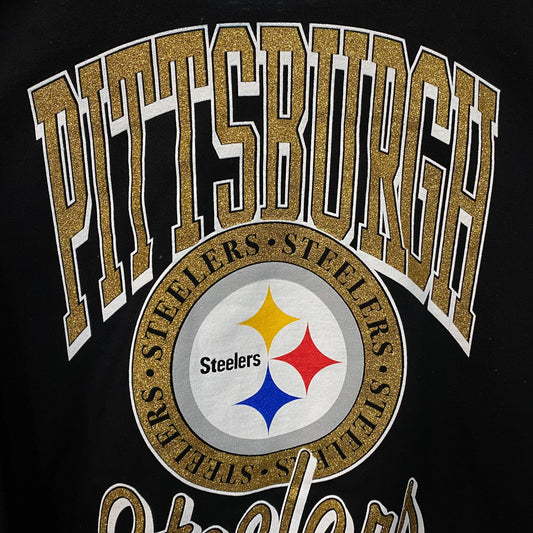 Junk Food Clothing Pittsburgh Steelers Glitter size Medium