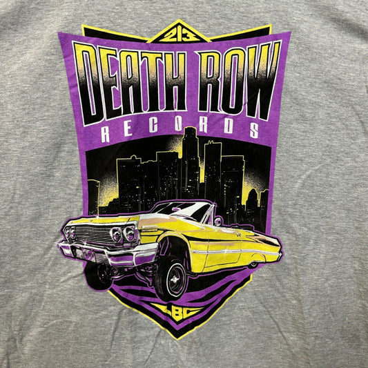 Death Row Records 213 LBC Skyline Low Rider Hip Hop Tee XL