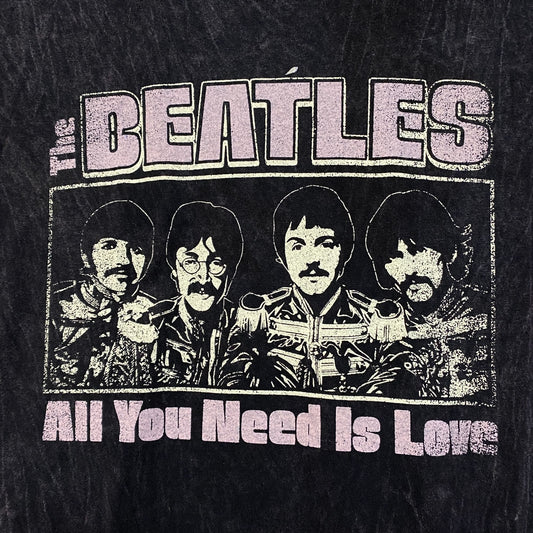 The Beatles All You Need is Love Mineral Wash Tshirt size Small