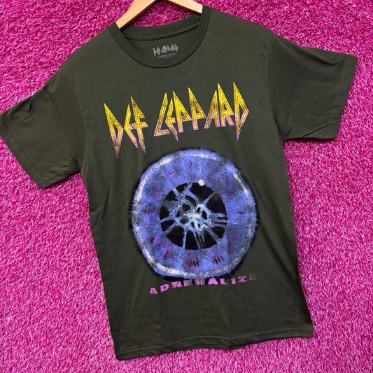 Def Leppard Adrenalize green Tshirt size medium