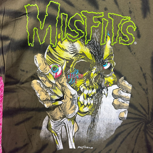 Misfits Mommy Can I Go Out & Kill Oversized Band Tie Dye M
