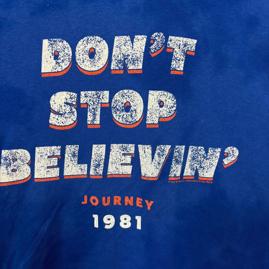 Journey Don’t Stop Believing 1981 Tie Dye Tshirt size Large