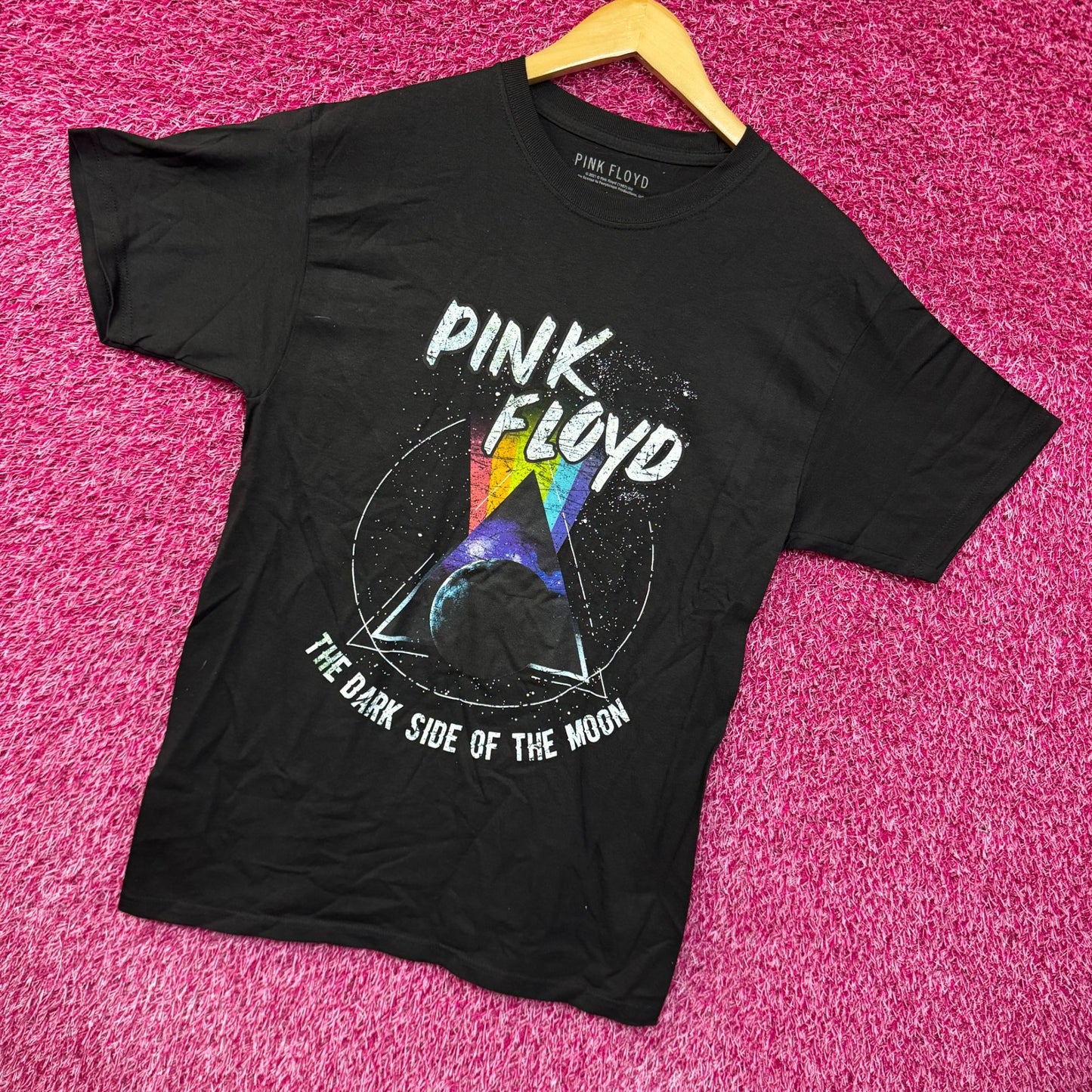 Pink Floyd Dark Side of the Moon Psychedelic Rock Band Tee M