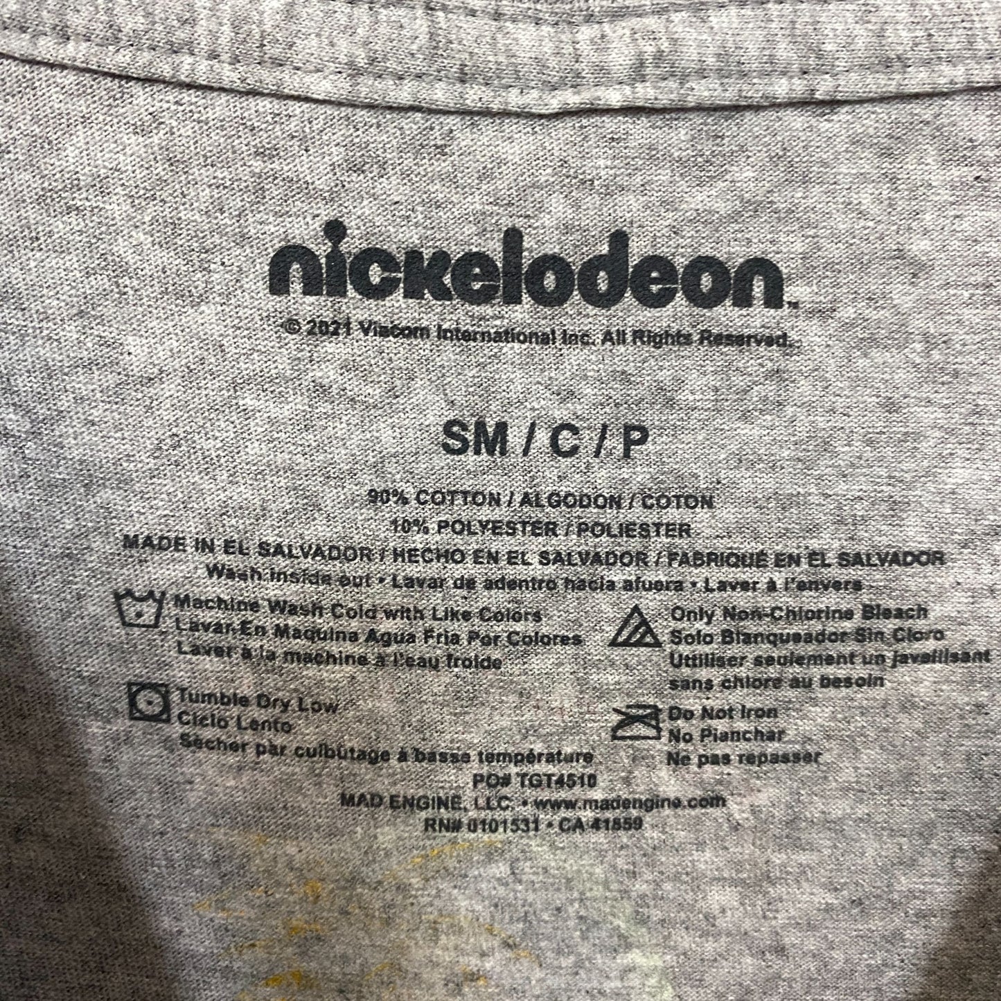 Nickelodeon Characters 90's Cartoons Retro Graphic Design T-Shirt SM