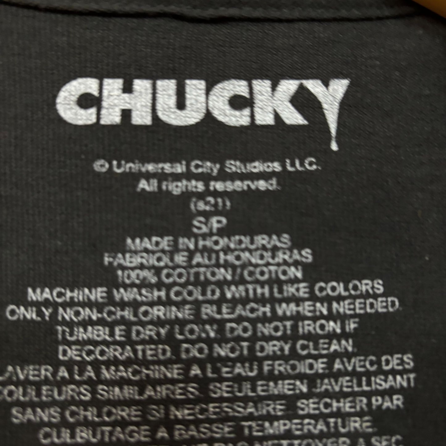 Chunky Child's Play Crazy AF Graphic Design T-Shirt Small