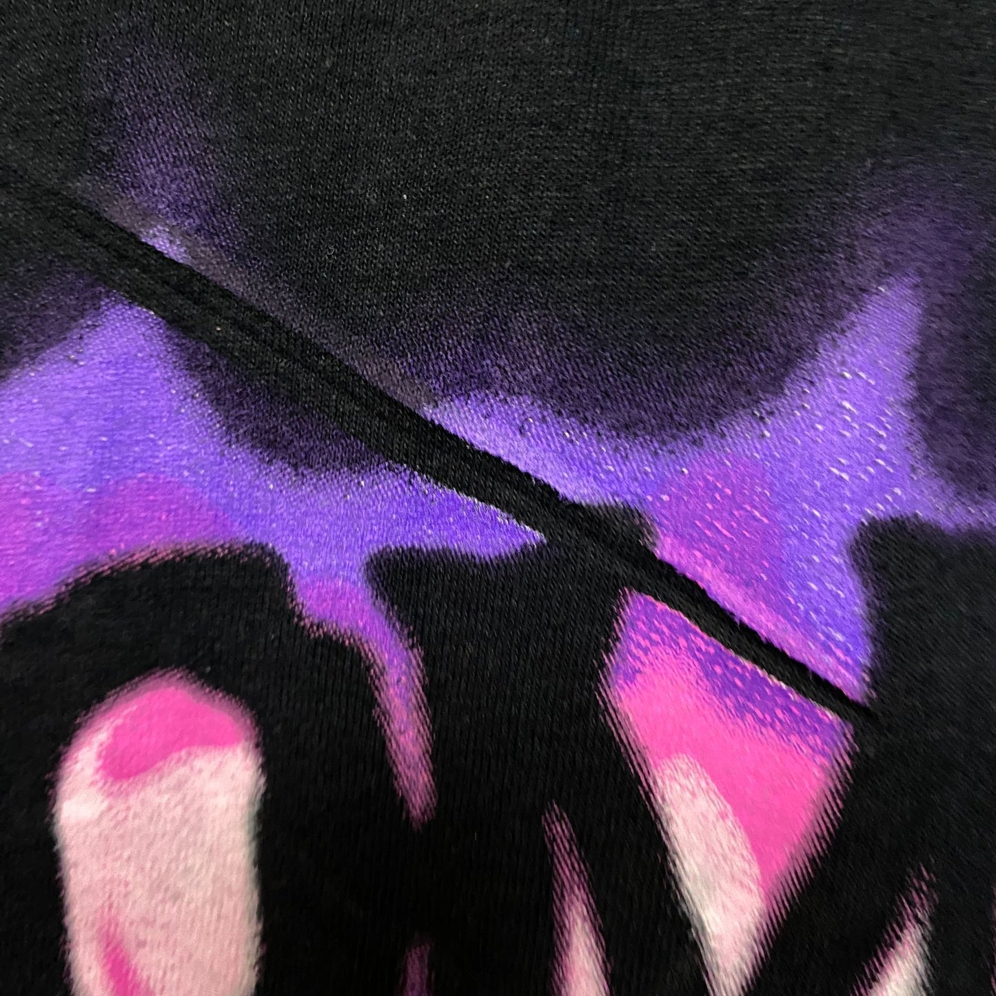 Venom Spiderman Villain Purple Haze Marvel Comics Tee L