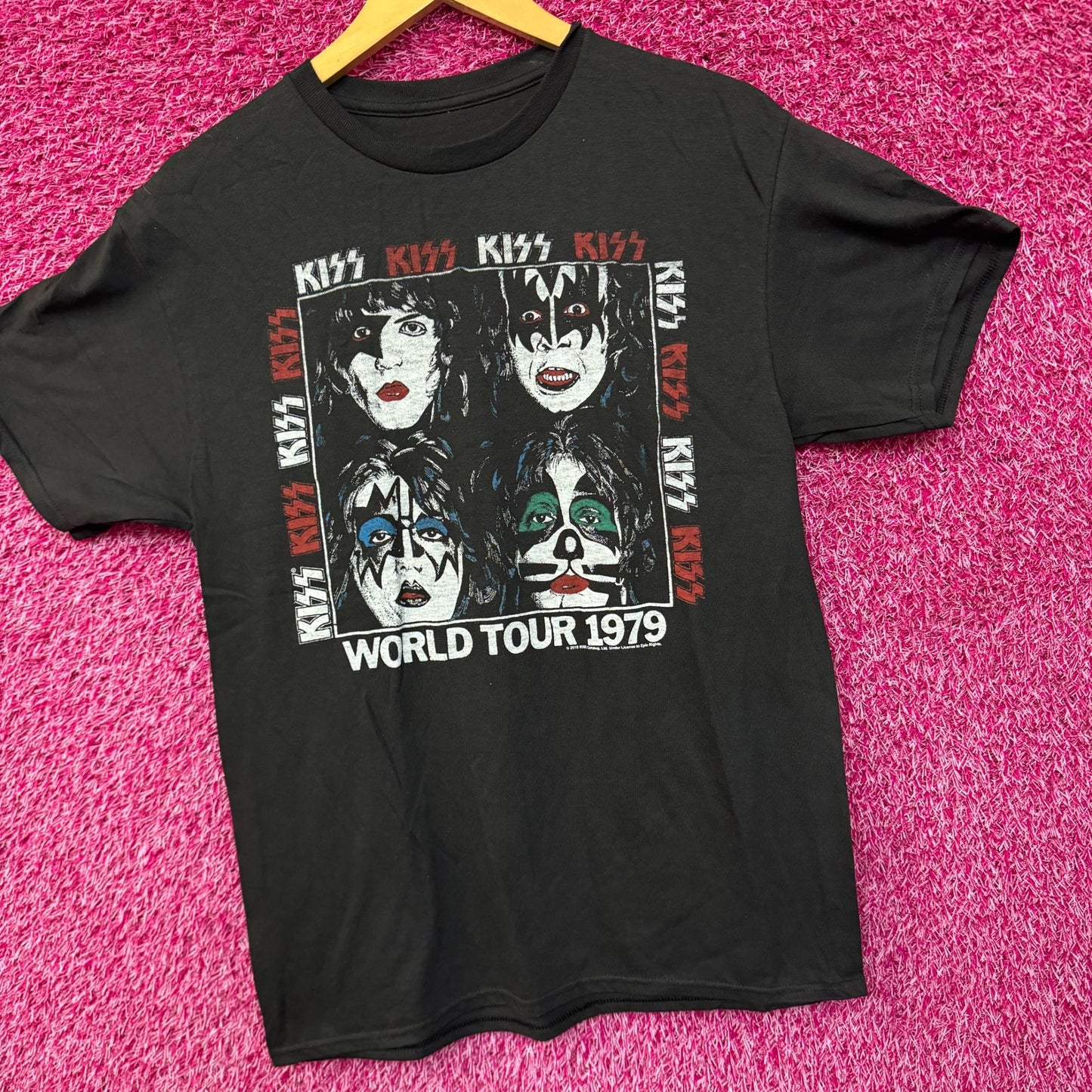 KISS Dynasty 1979 World Tour Poster Hard Rock Band Tee M